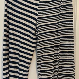 Free People Striped Blue and White Pants